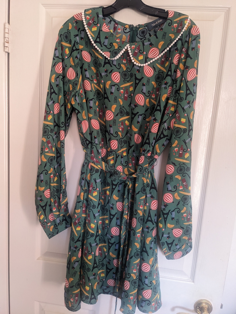 Modcloth Bon Chic,Bon Collared Dress - Picture 2 of 8